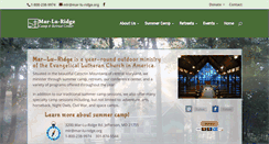 Desktop Screenshot of mar-lu-ridge.org